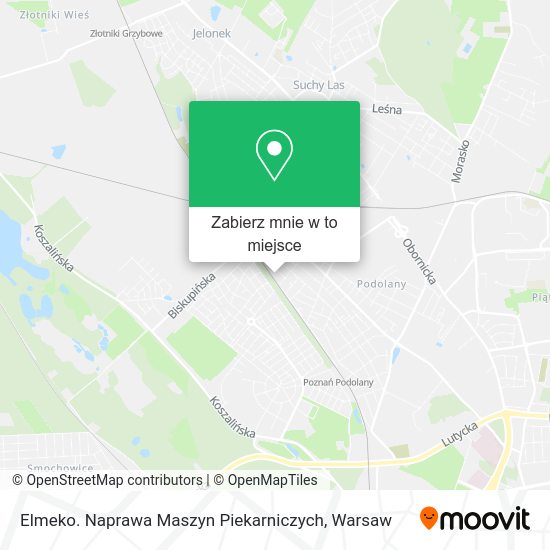 Mapa Elmeko. Naprawa Maszyn Piekarniczych