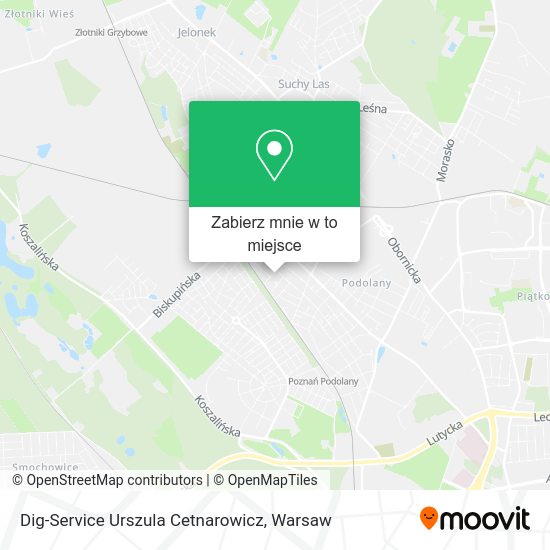 Mapa Dig-Service Urszula Cetnarowicz