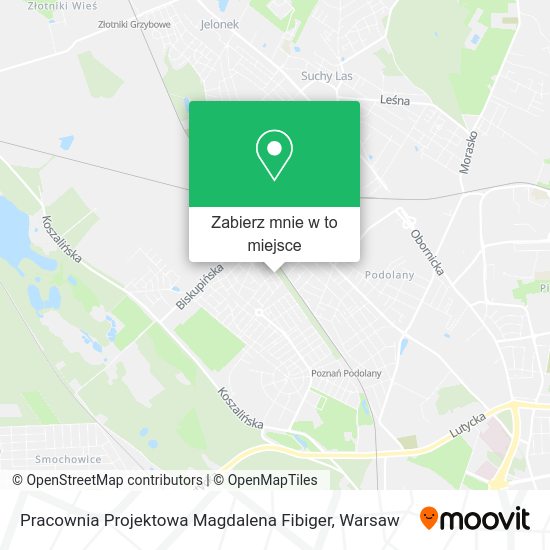 Mapa Pracownia Projektowa Magdalena Fibiger