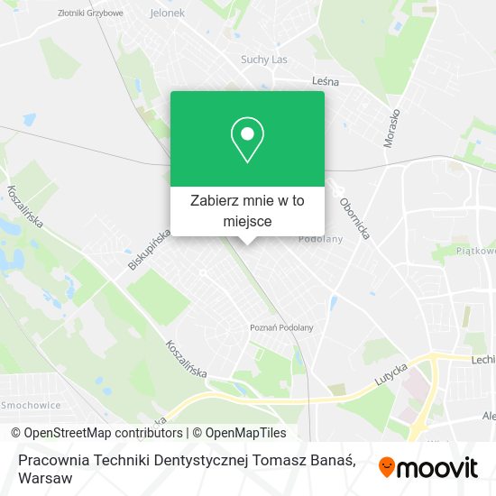 Mapa Pracownia Techniki Dentystycznej Tomasz Banaś