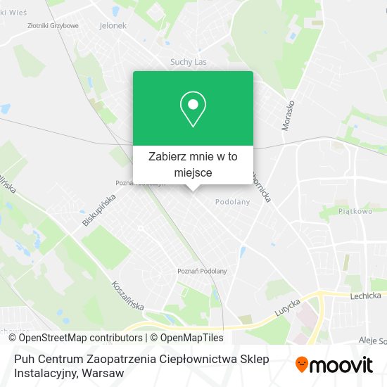 Mapa Puh Centrum Zaopatrzenia Ciepłownictwa Sklep Instalacyjny