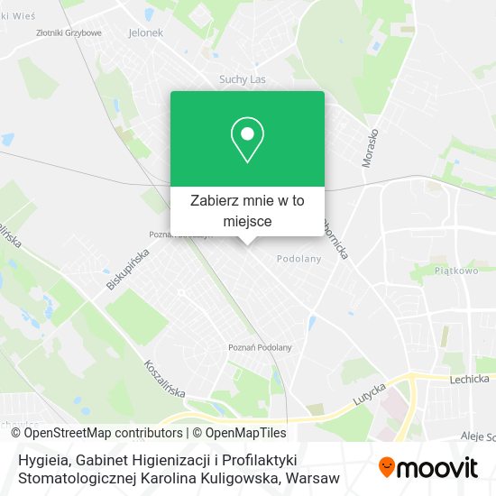 Mapa Hygieia, Gabinet Higienizacji i Profilaktyki Stomatologicznej Karolina Kuligowska