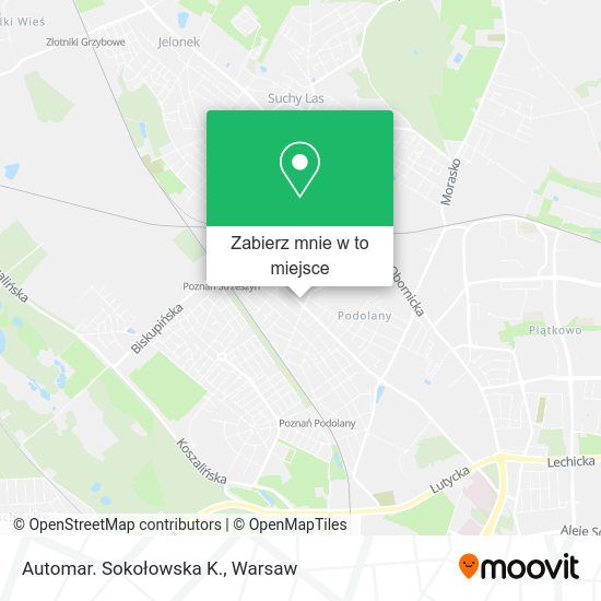 Mapa Automar. Sokołowska K.