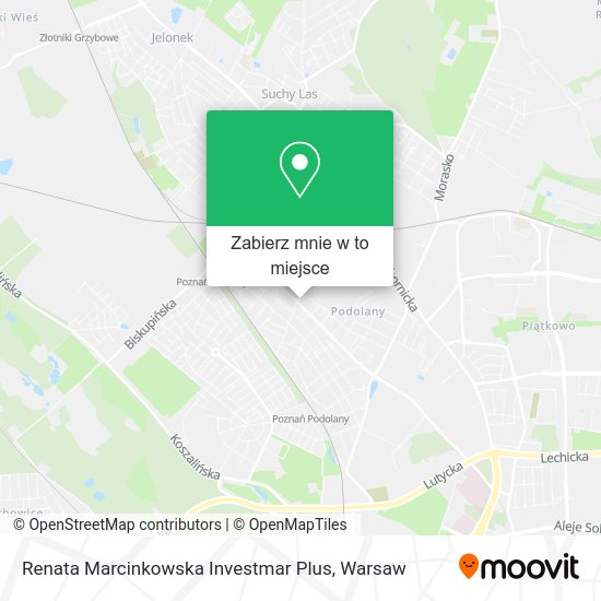 Mapa Renata Marcinkowska Investmar Plus