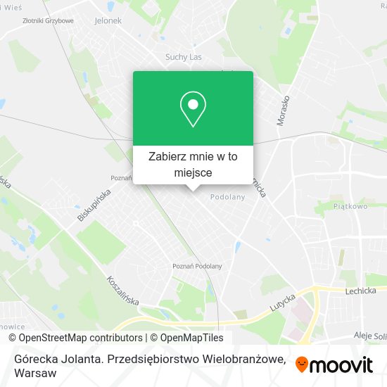 Mapa Górecka Jolanta. Przedsiębiorstwo Wielobranżowe