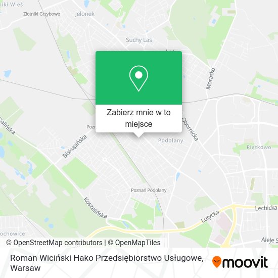 Mapa Roman Wiciński Hako Przedsiębiorstwo Usługowe