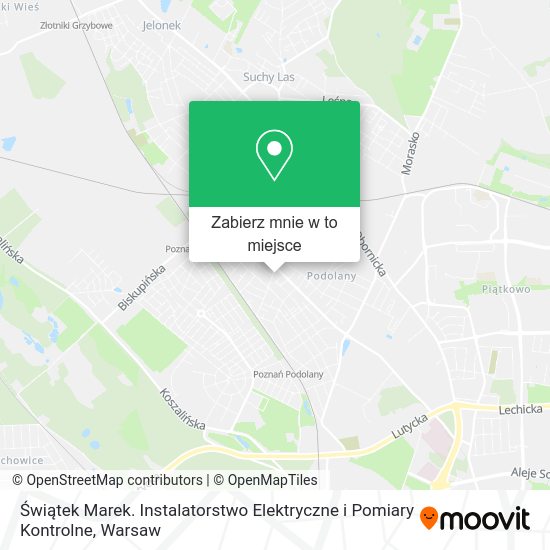 Mapa Świątek Marek. Instalatorstwo Elektryczne i Pomiary Kontrolne