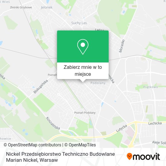 Mapa Nickel Przedsiębiorstwo Techniczno Budowlane Marian Nickel