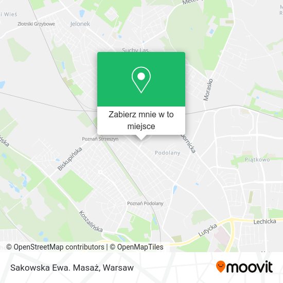 Mapa Sakowska Ewa. Masaż