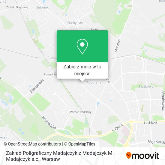 Mapa Zakład Poligraficzny Madajczyk z Madajczyk M Madajczyk s.c.