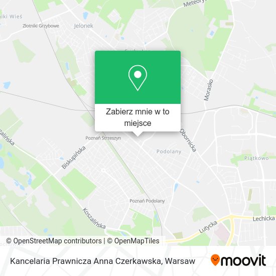 Mapa Kancelaria Prawnicza Anna Czerkawska