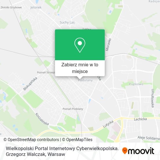 Mapa Wielkopolski Portal Internetowy Cyberwielkopolska. Grzegorz Walczak