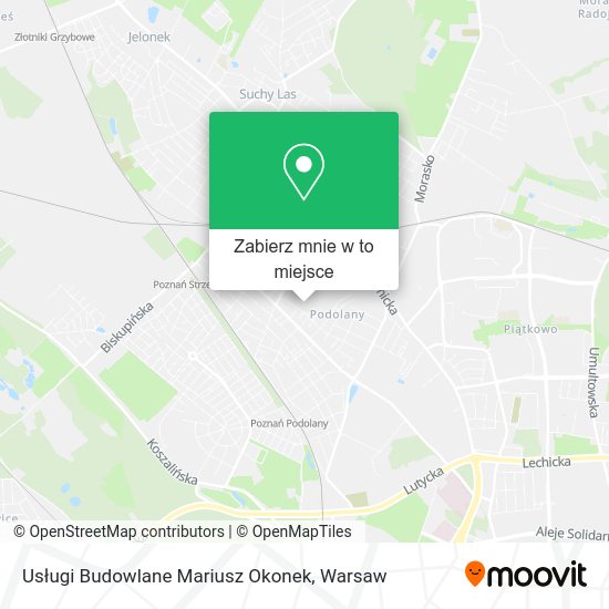 Mapa Usługi Budowlane Mariusz Okonek