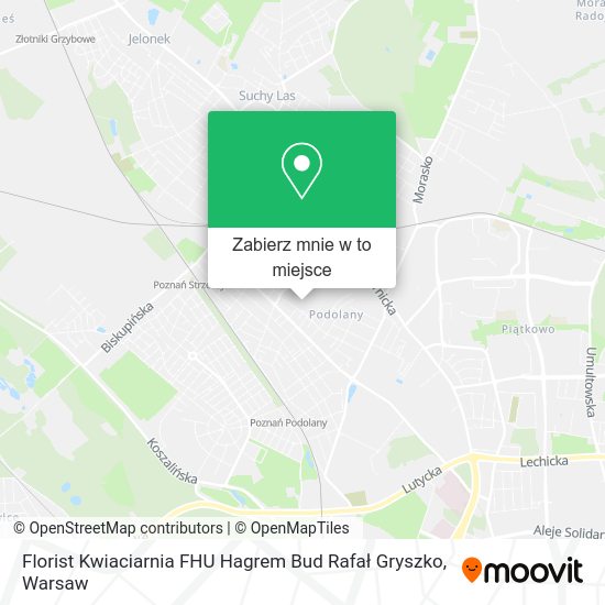 Mapa Florist Kwiaciarnia FHU Hagrem Bud Rafał Gryszko