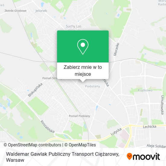 Mapa Waldemar Gawlak Publiczny Transport Ciężarowy