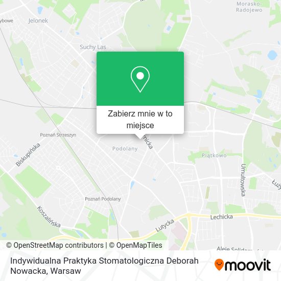 Mapa Indywidualna Praktyka Stomatologiczna Deborah Nowacka