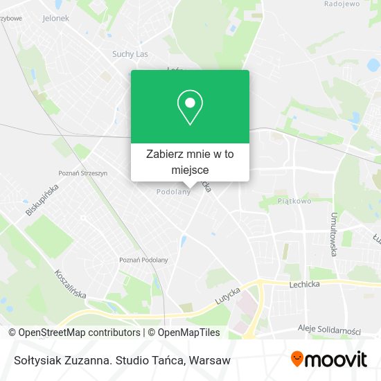 Mapa Sołtysiak Zuzanna. Studio Tańca