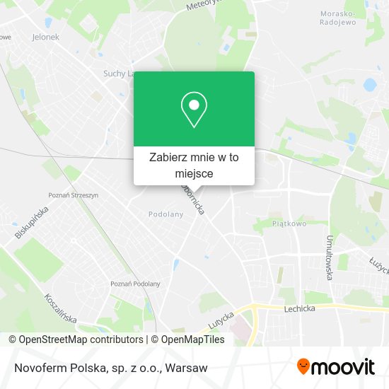 Mapa Novoferm Polska, sp. z o.o.