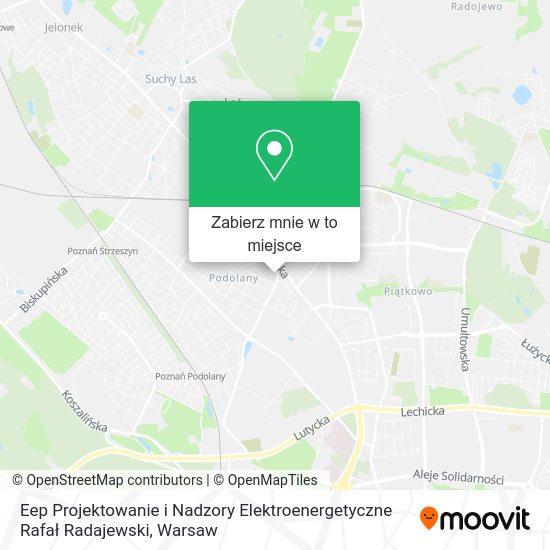 Mapa Eep Projektowanie i Nadzory Elektroenergetyczne Rafał Radajewski