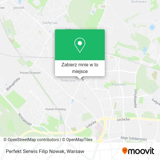 Mapa Perfekt Serwis Filip Nowak