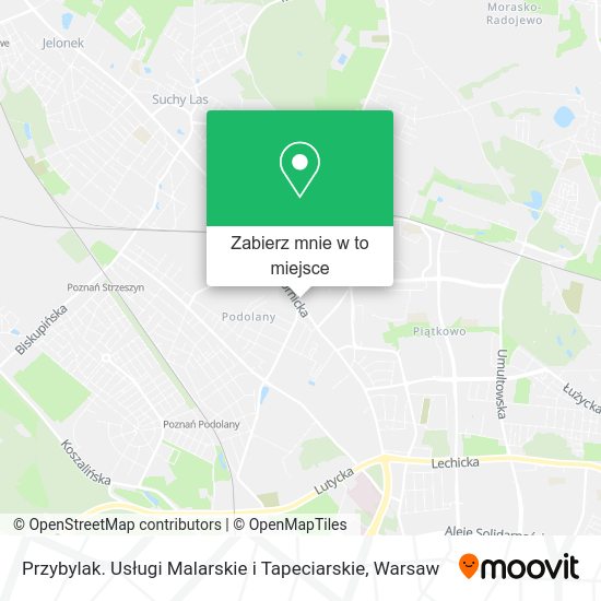 Mapa Przybylak. Usługi Malarskie i Tapeciarskie