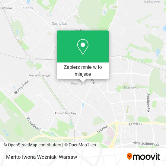 Mapa Merito Iwona Woźniak