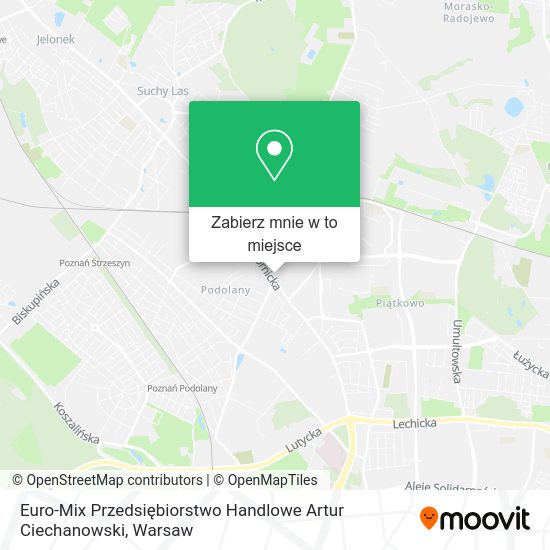 Mapa Euro-Mix Przedsiębiorstwo Handlowe Artur Ciechanowski