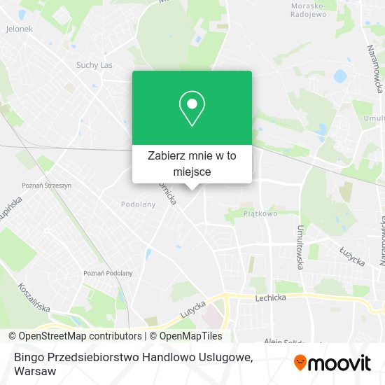 Mapa Bingo Przedsiebiorstwo Handlowo Uslugowe