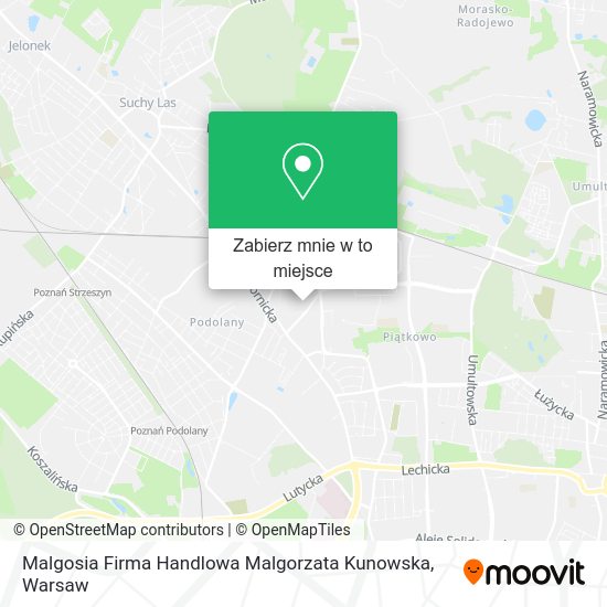 Mapa Malgosia Firma Handlowa Malgorzata Kunowska