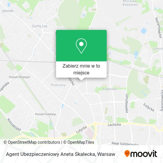 Mapa Agent Ubezpieczeniowy Aneta Skałecka