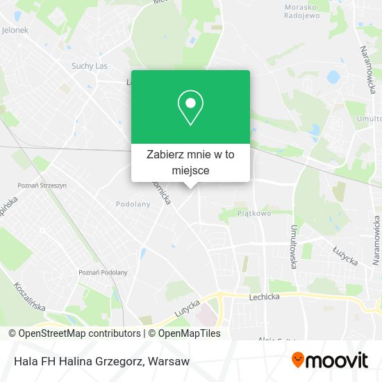 Mapa Hala FH Halina Grzegorz