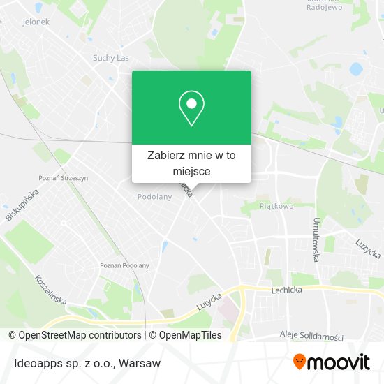 Mapa Ideoapps sp. z o.o.