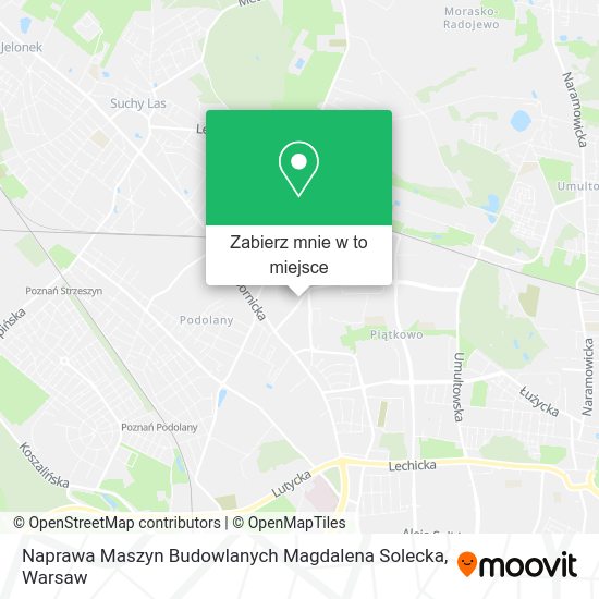 Mapa Naprawa Maszyn Budowlanych Magdalena Solecka