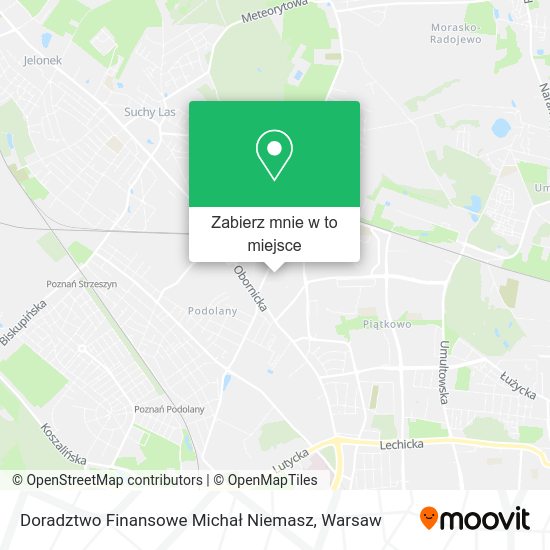 Mapa Doradztwo Finansowe Michał Niemasz