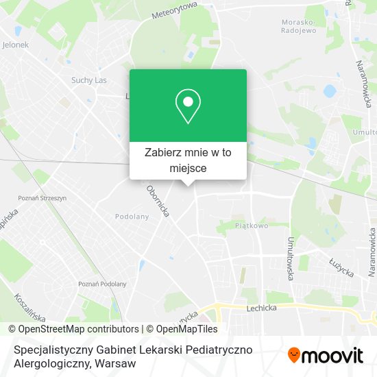 Mapa Specjalistyczny Gabinet Lekarski Pediatryczno Alergologiczny