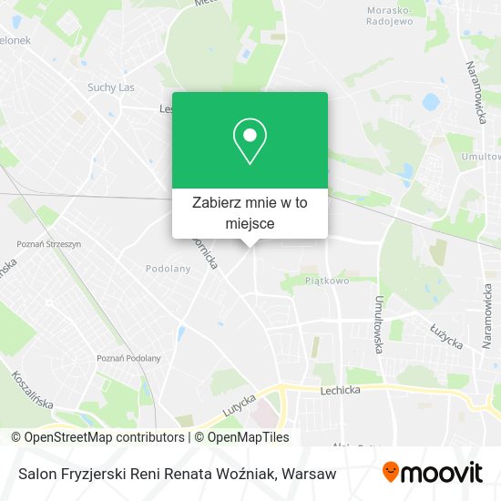 Mapa Salon Fryzjerski Reni Renata Woźniak