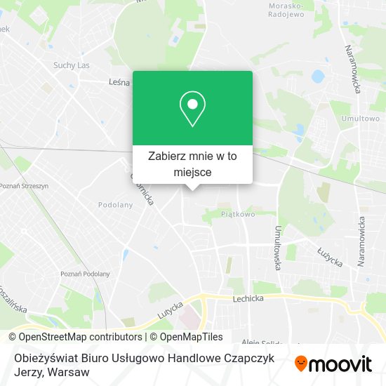 Mapa Obieżyświat Biuro Usługowo Handlowe Czapczyk Jerzy