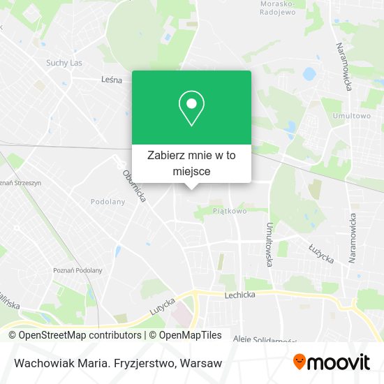 Mapa Wachowiak Maria. Fryzjerstwo