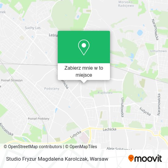 Mapa Studio Fryzur Magdalena Karolczak