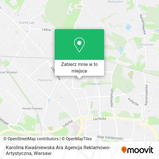 Mapa Karolina Kwaśniewska Ara Agencja Reklamowo-Artystyczna