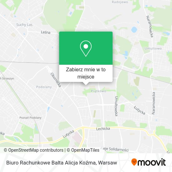 Mapa Biuro Rachunkowe Balta Alicja Koźma