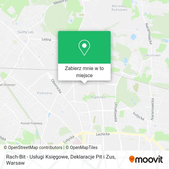 Mapa Rach-Bit - Usługi Księgowe, Deklaracje Pit i Zus