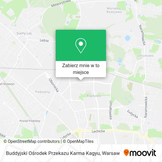 Mapa Buddyjski Ośrodek Przekazu Karma Kagyu