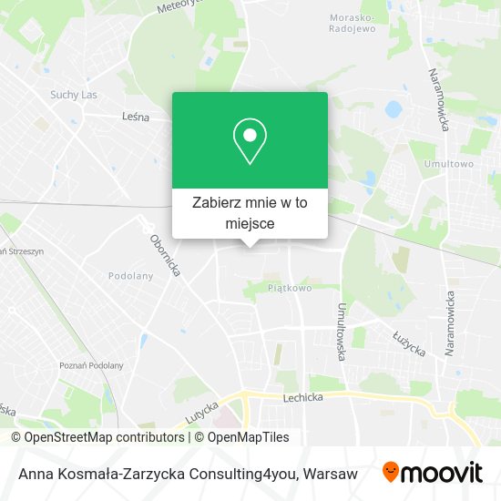 Mapa Anna Kosmała-Zarzycka Consulting4you