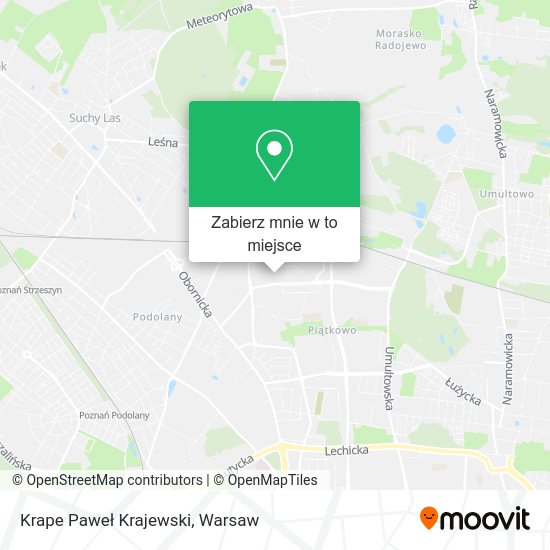 Mapa Krape Paweł Krajewski