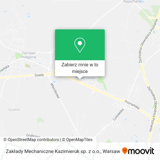 Mapa Zakłady Mechaniczne Kazimieruk sp. z o.o.