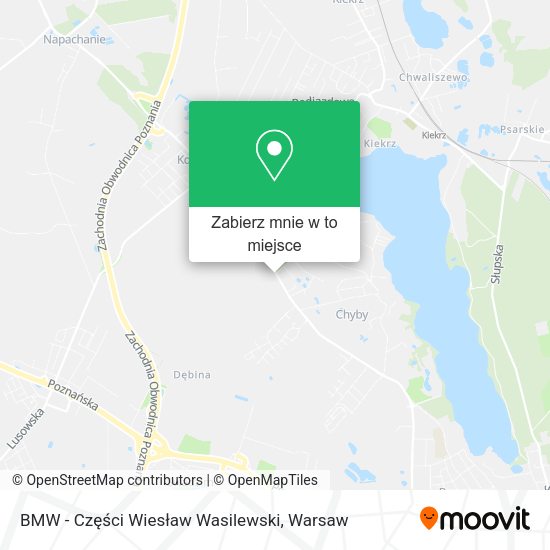 Mapa BMW - Części Wiesław Wasilewski