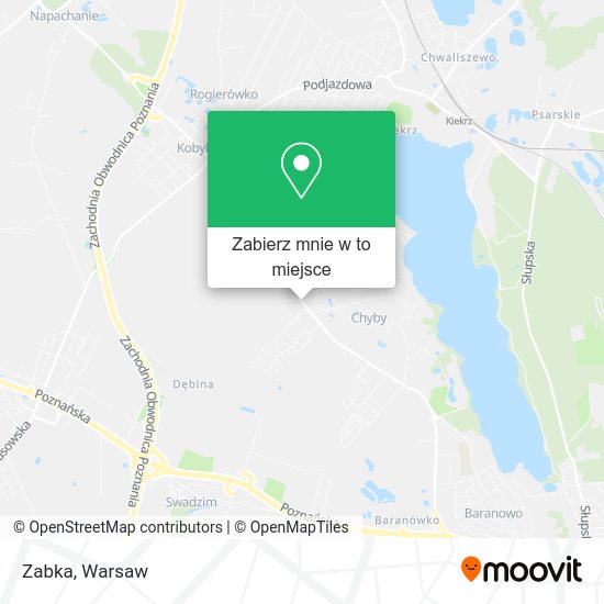 Mapa Zabka