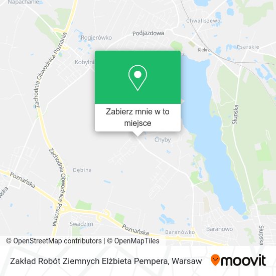 Mapa Zakład Robót Ziemnych Elżbieta Pempera