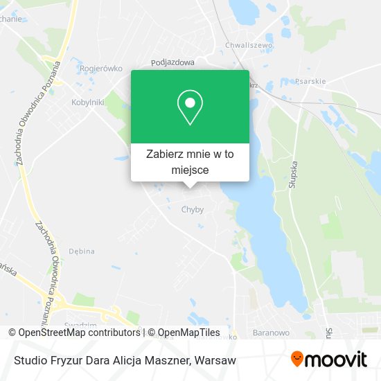 Mapa Studio Fryzur Dara Alicja Maszner